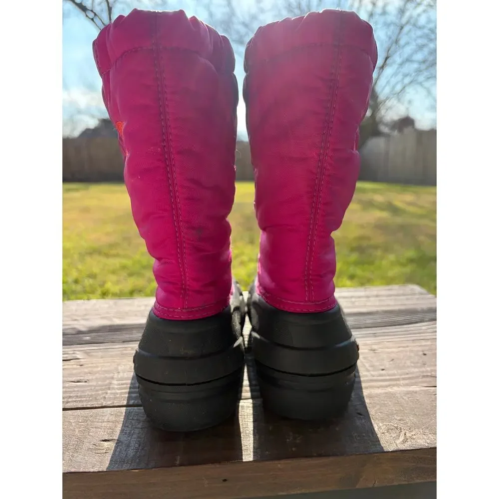 SOREL Flurry Youth Boots Pink Size 1 EURO 32